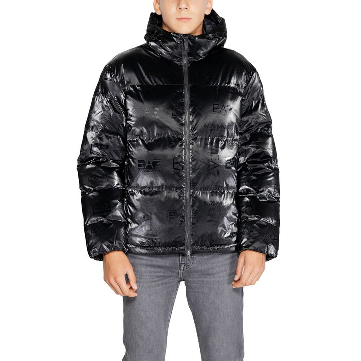 Black polyester jacket
