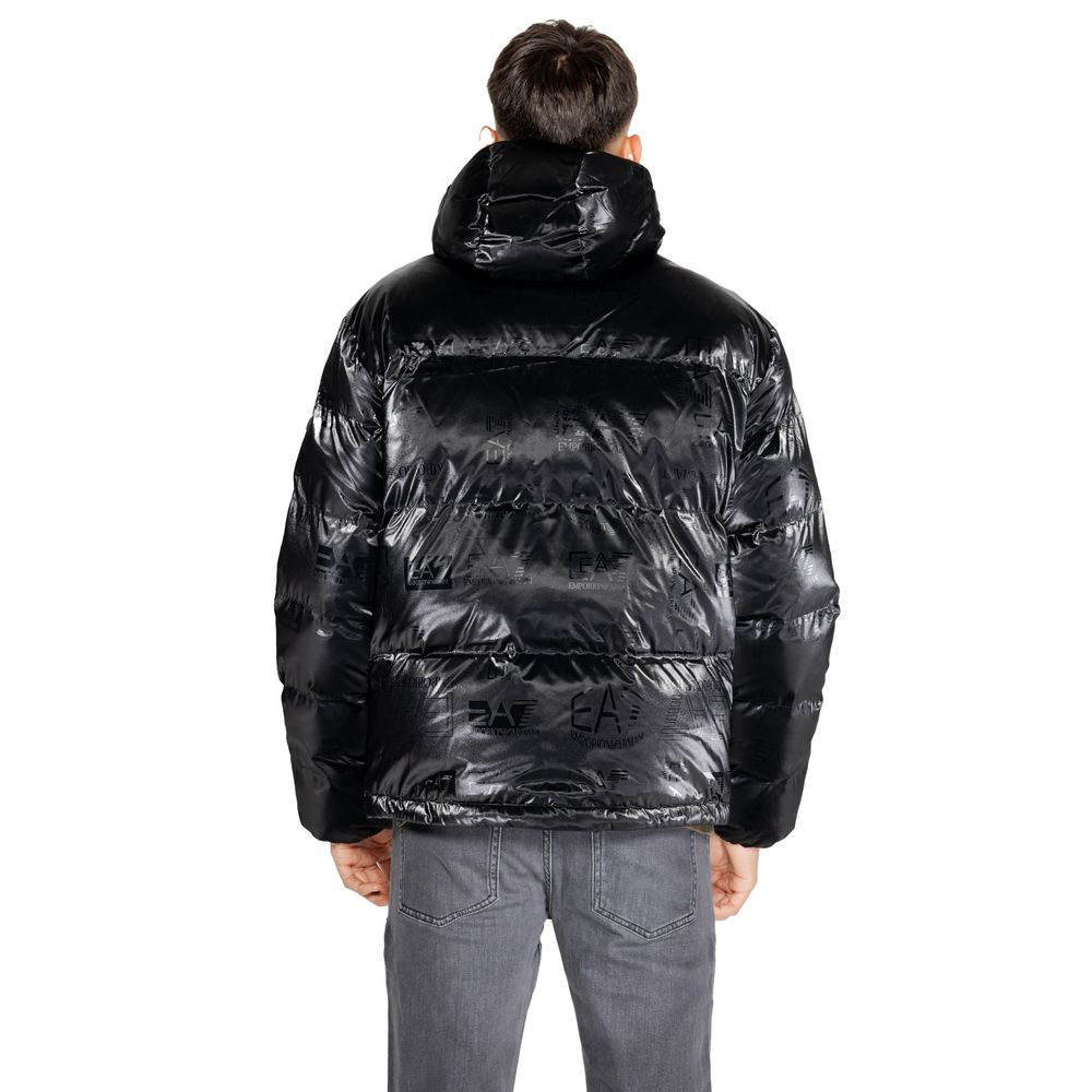 Black polyester jacket