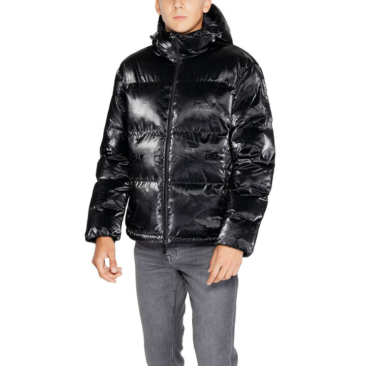 Black polyester jacket