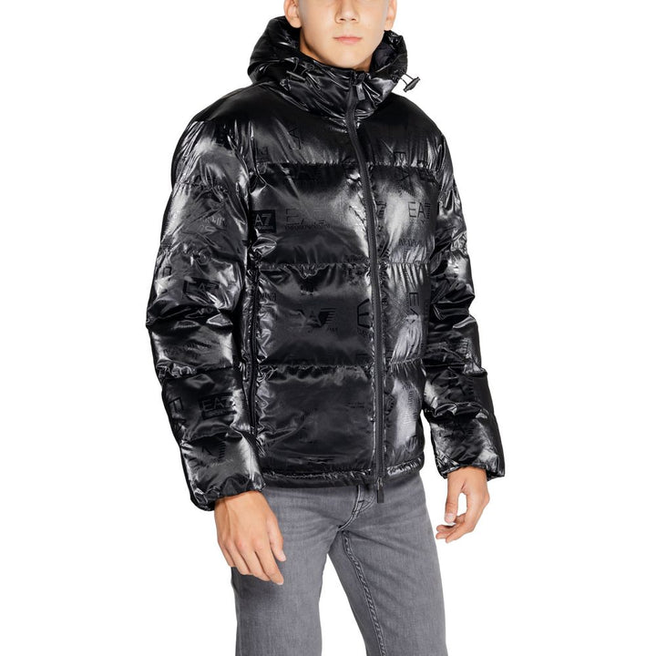Black polyester jacket