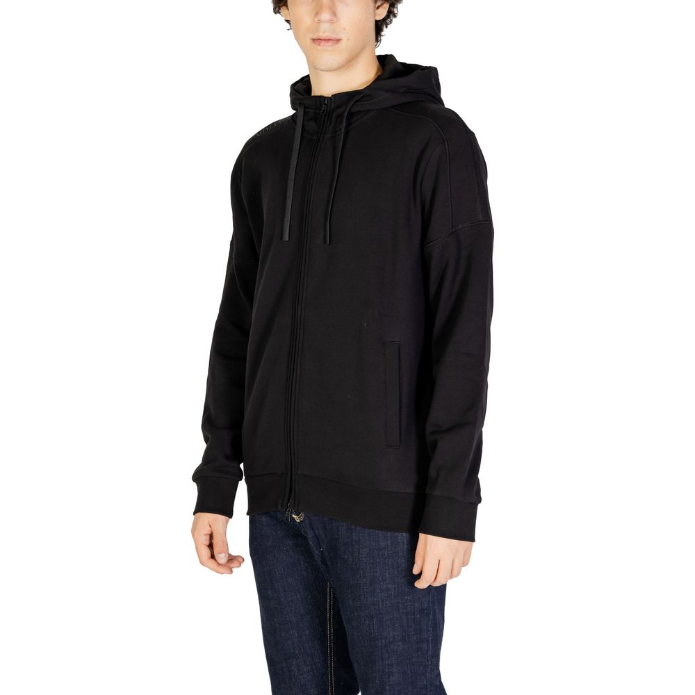 Black cotton sweater