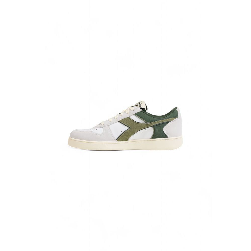 Diadora Grüner Leder-Sneaker