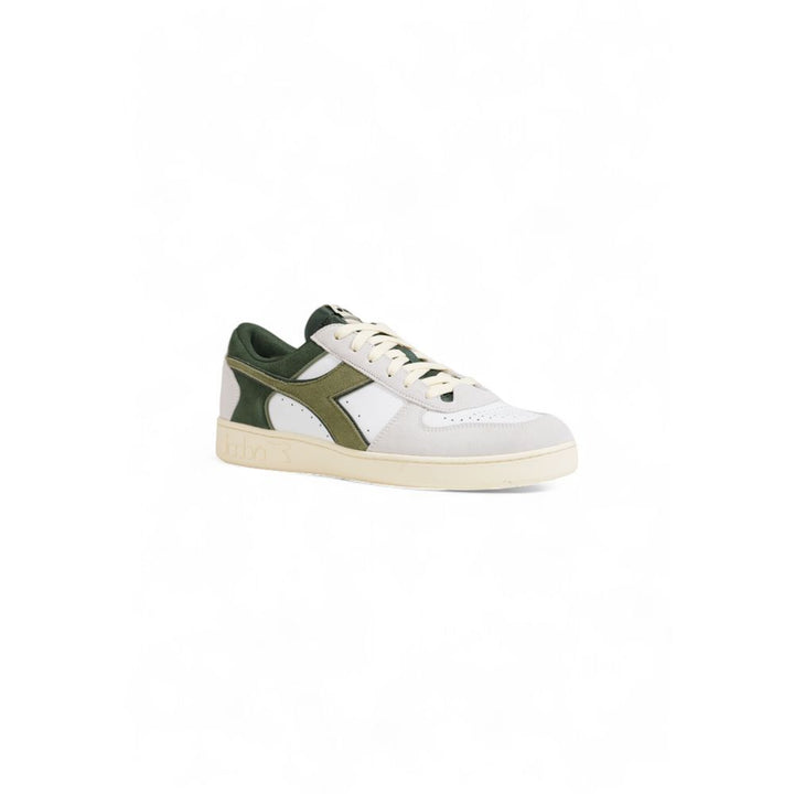 Diadora Grüner Leder-Sneaker