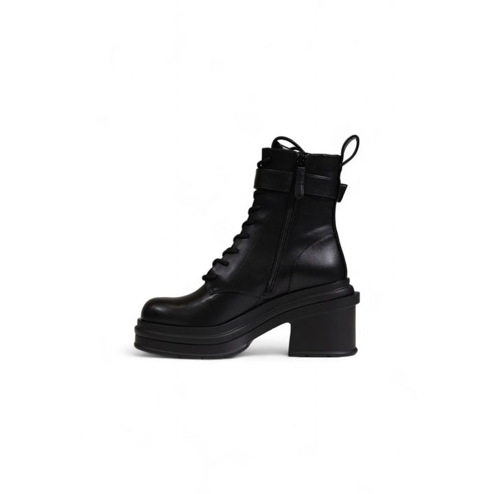 Armani Exchange Schwarzer Polyester-Stiefel