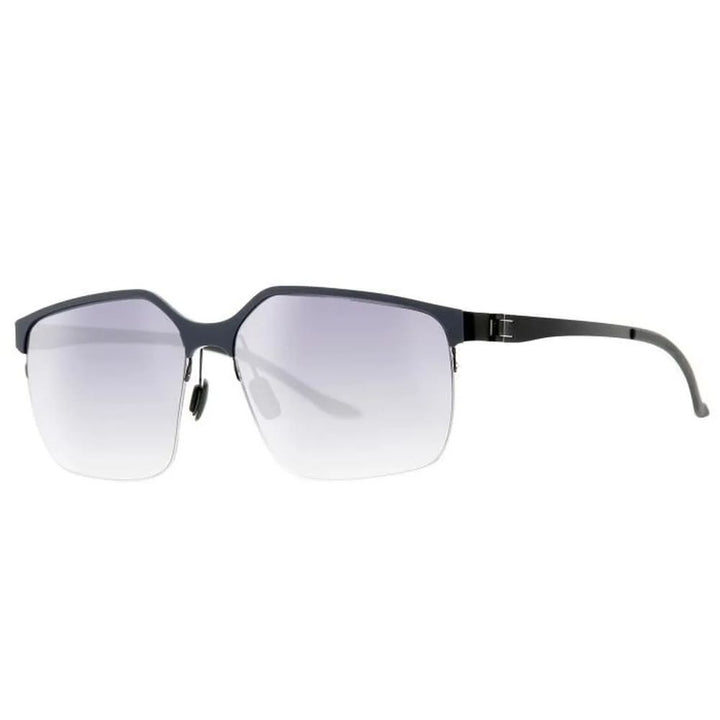 Schwarze Metall-Sonnenbrille
