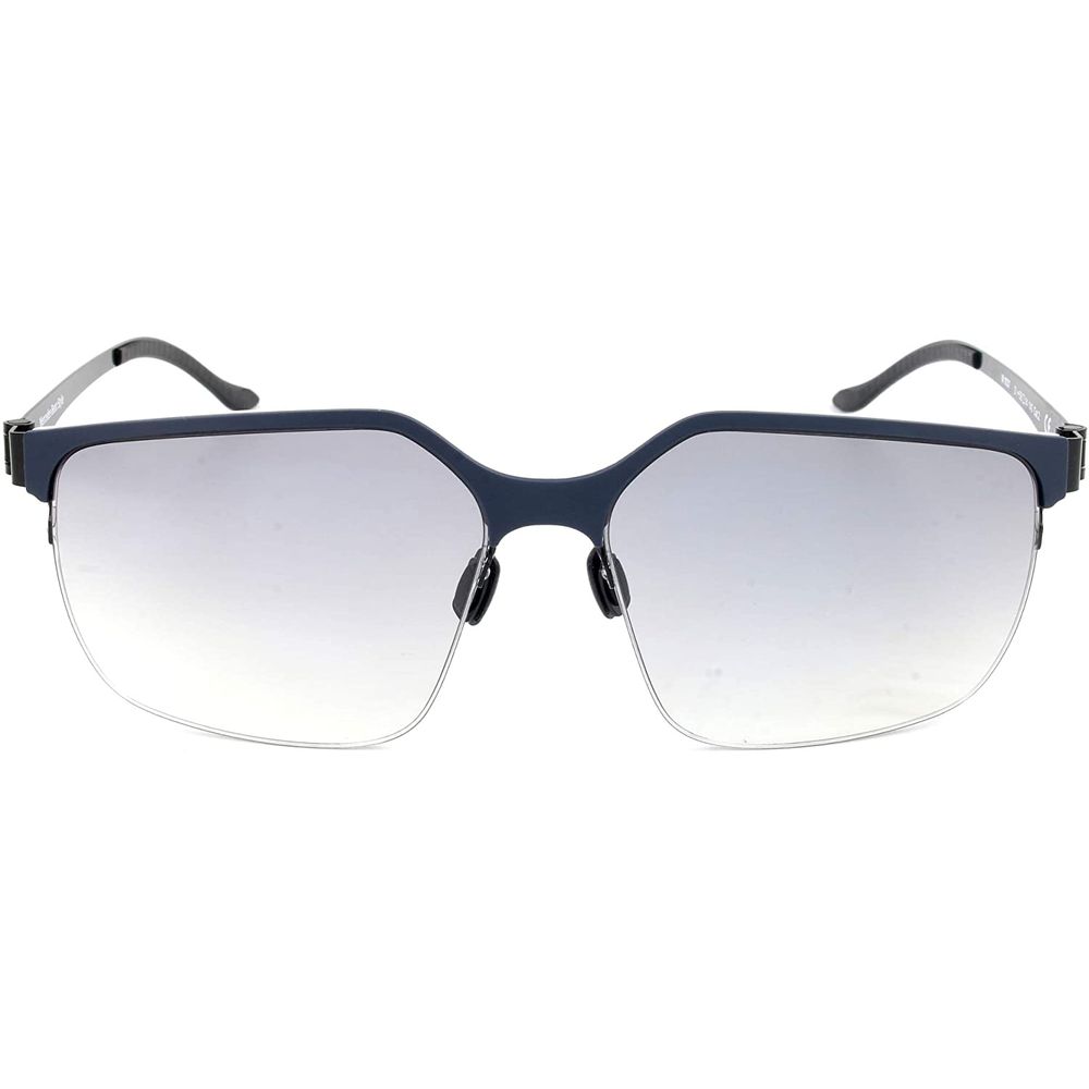Schwarze Metall-Sonnenbrille