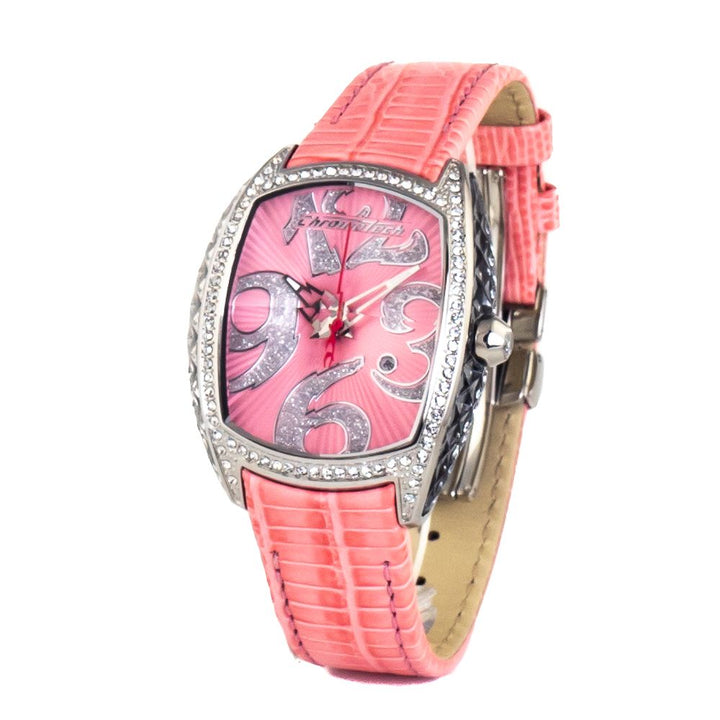 Multicolor-Leder-Armbanduhr