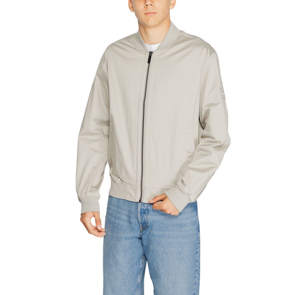 Calvin Klein Graue Jacke aus Bio-Baumwolle