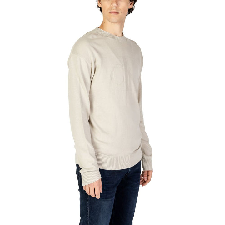 Organic cotton sweater in beige