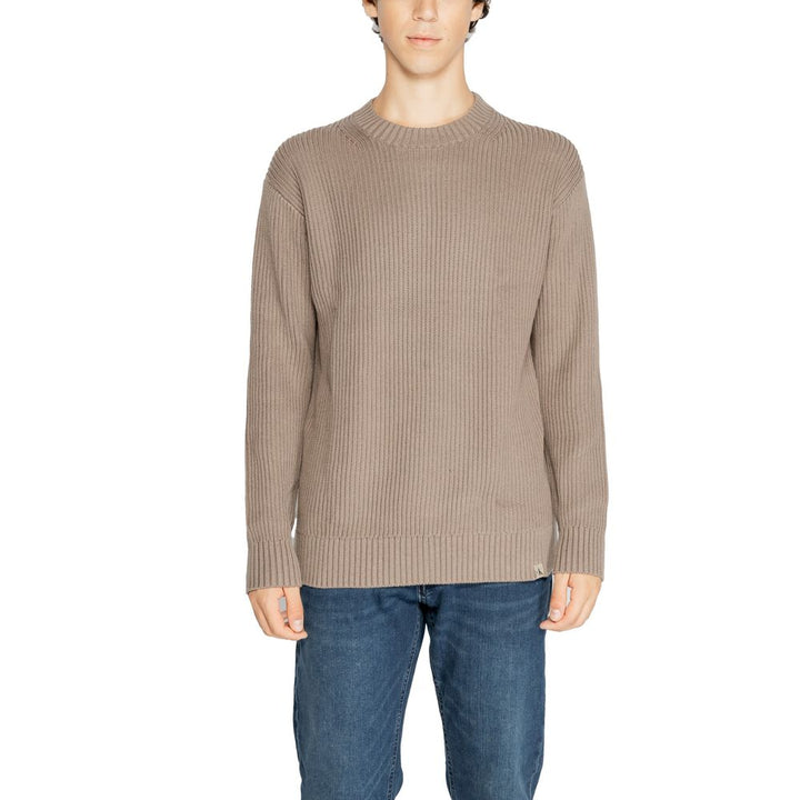 Brauner Pullover aus Bio-Baumwolle