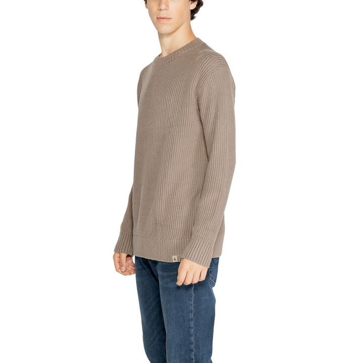 Brauner Pullover aus Bio-Baumwolle