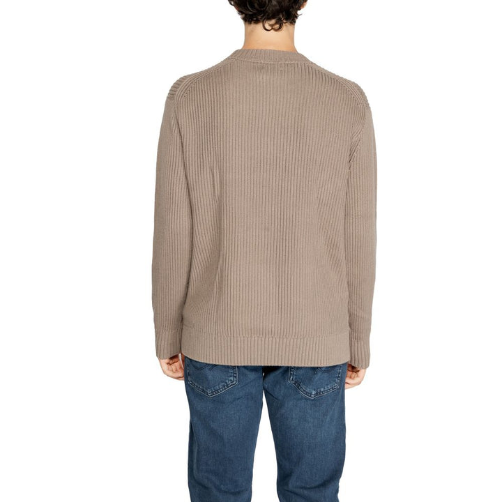 Brauner Pullover aus Bio-Baumwolle