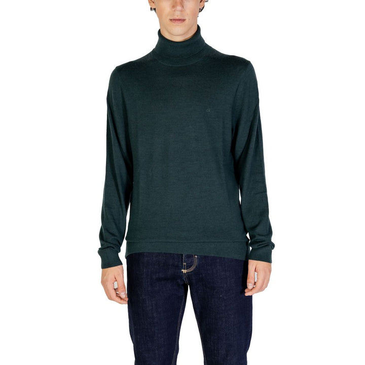 Green wool sweater