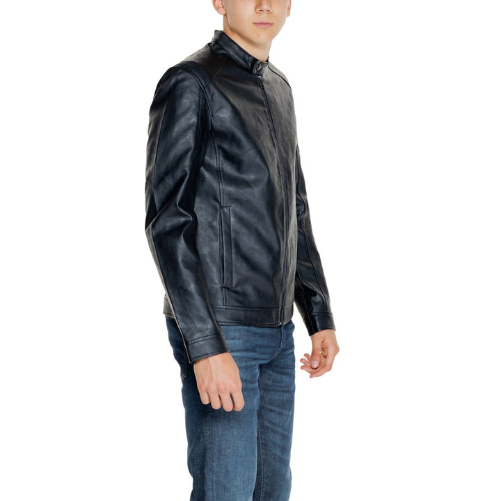 Jack Jones Schwarze Polyester-Jacke