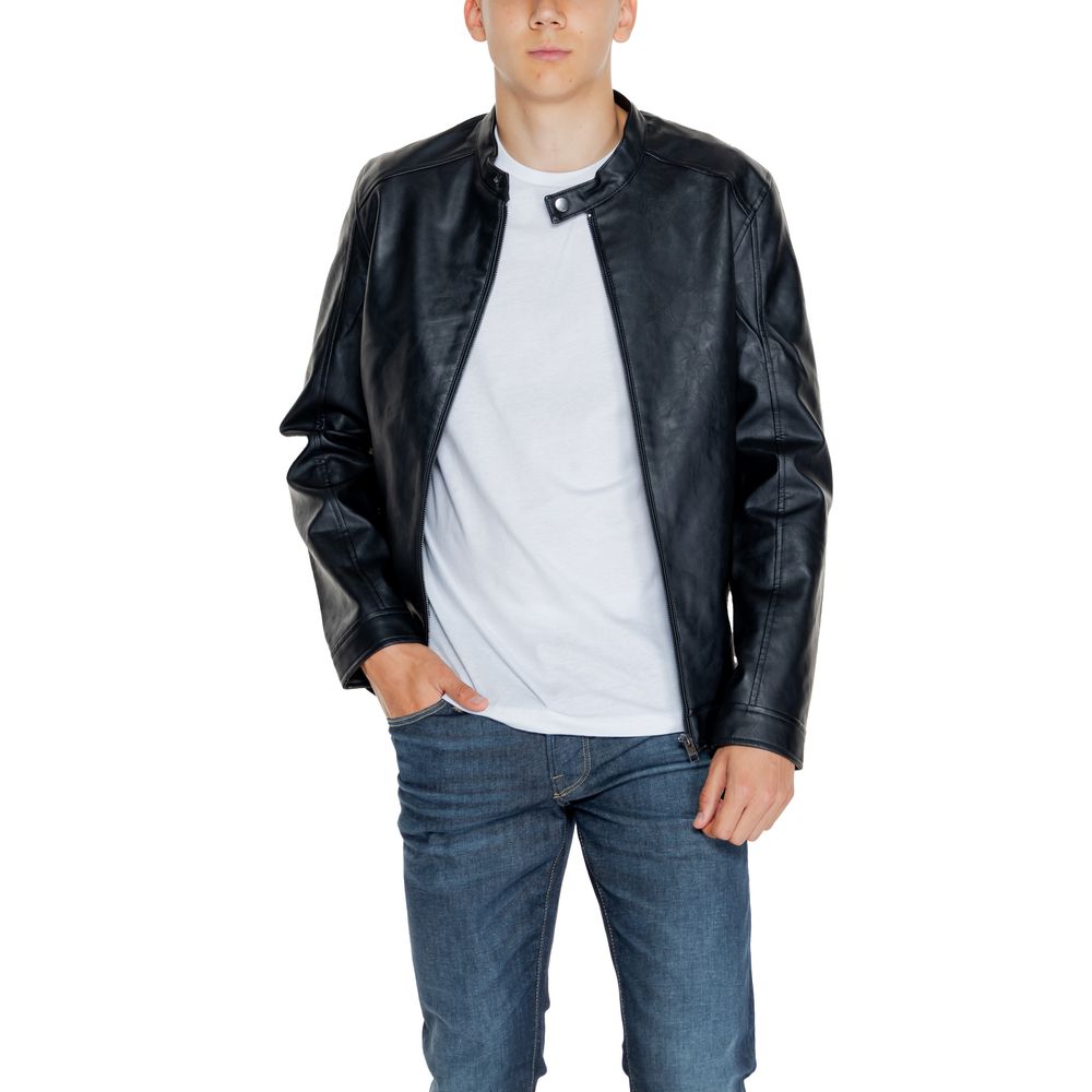 Jack Jones Schwarze Polyester-Jacke