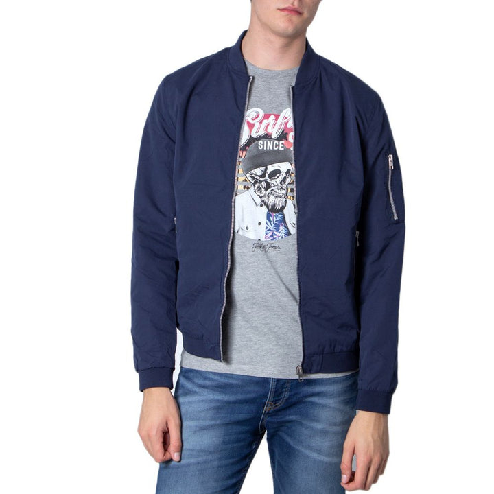 Jack Jones Blaue Polyester-Jacke