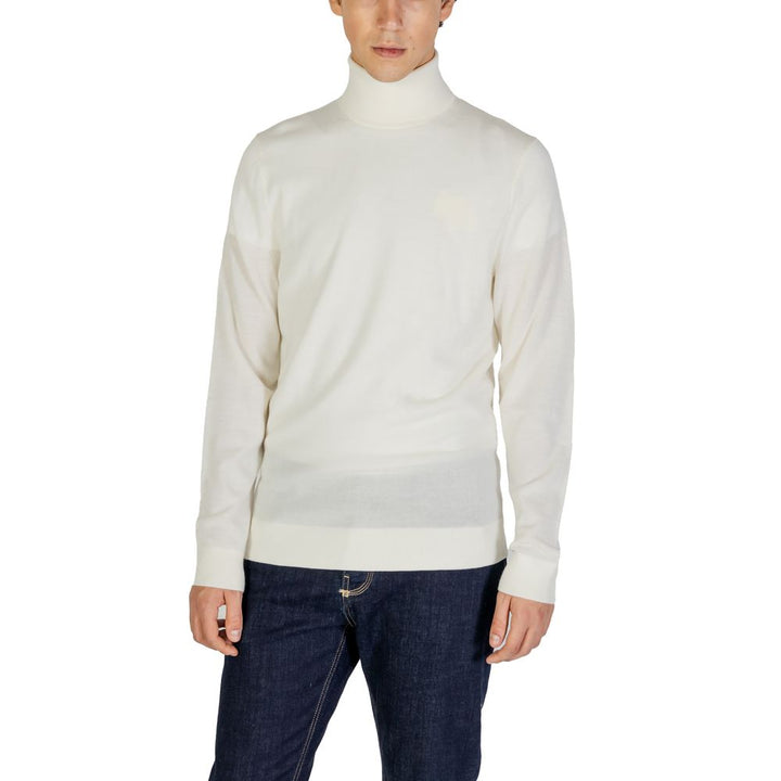 Cream-colored wool sweater