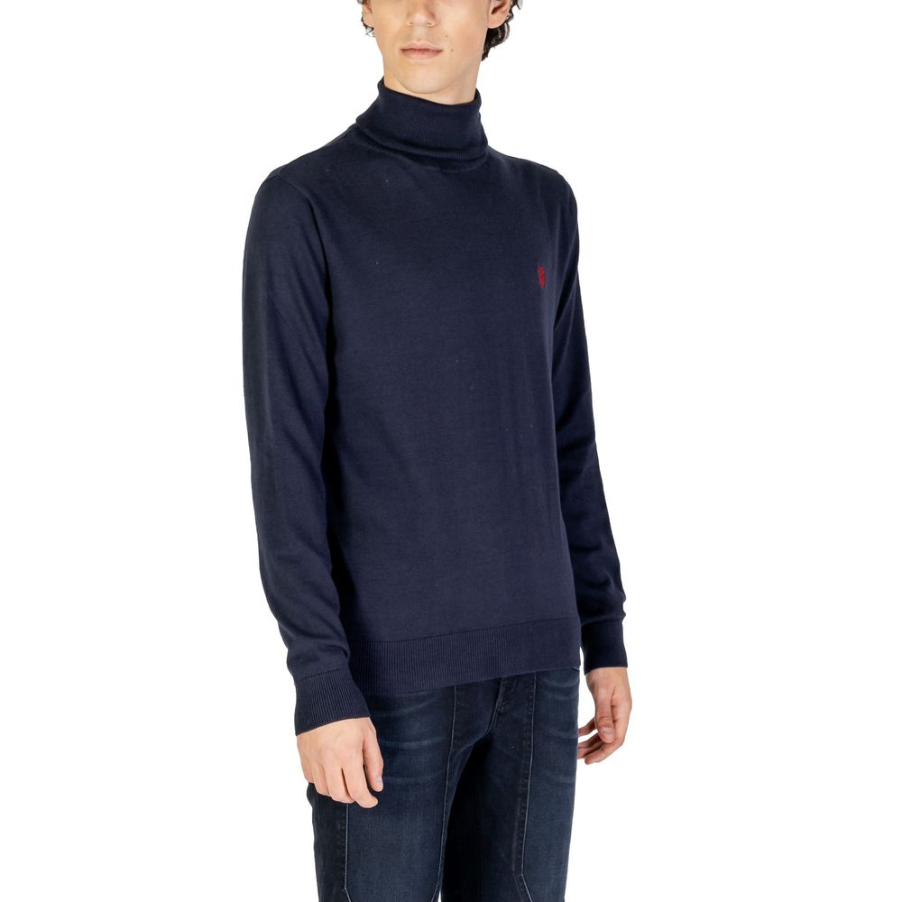 Blue cotton sweater