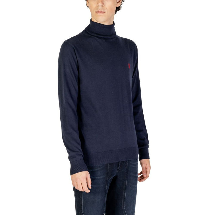 Blue cotton sweater