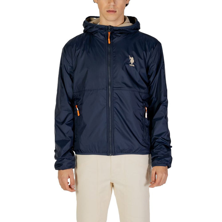 U.S. POLO ASSN. Blaue Polyamid-Jacke