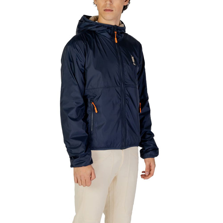 U.S. POLO ASSN. Blaue Polyamid-Jacke