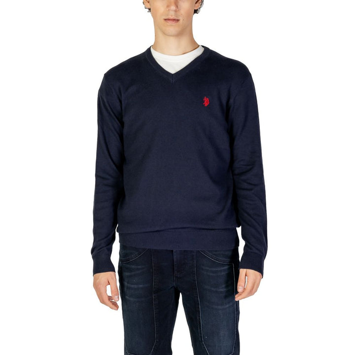 Blue cotton sweater