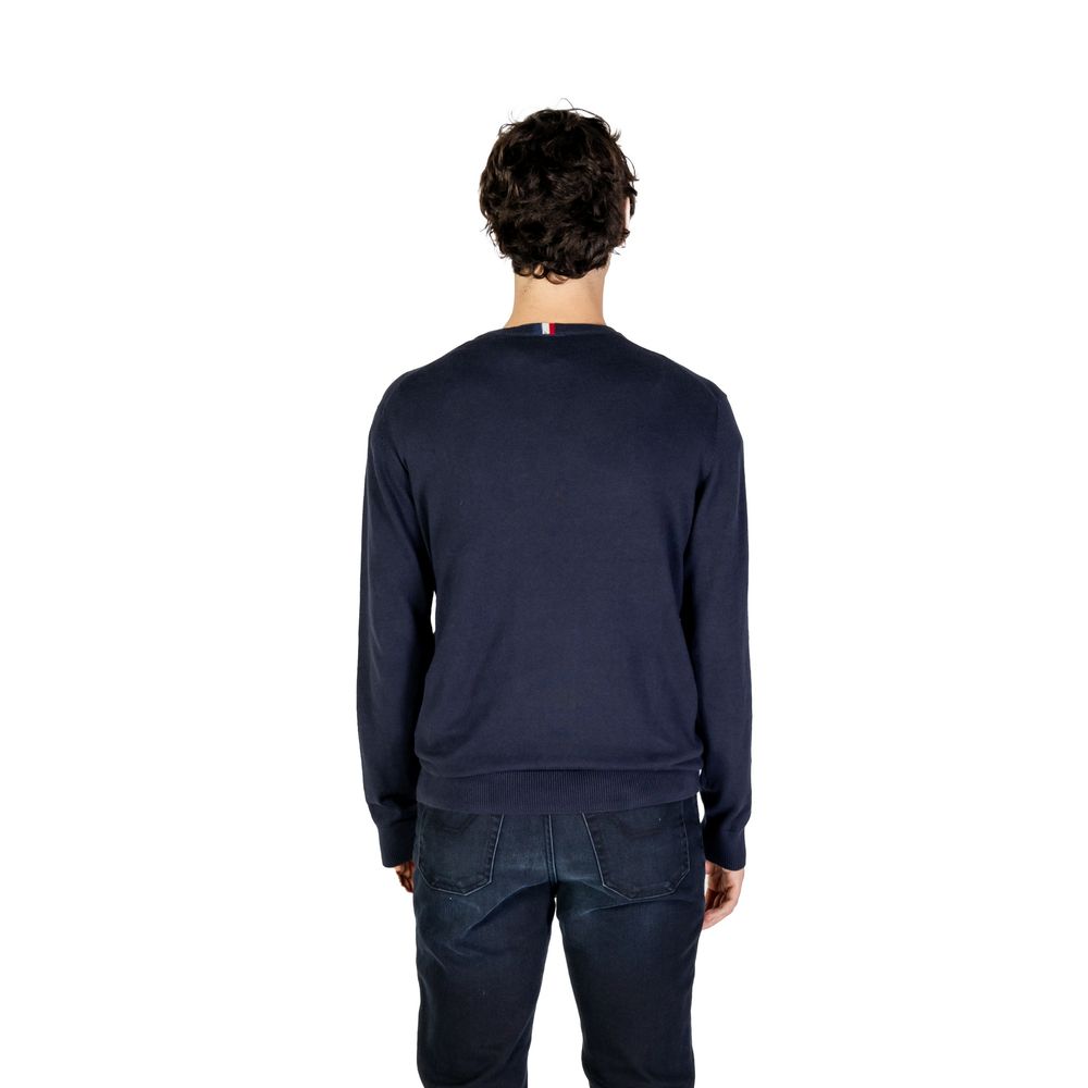Blue cotton sweater
