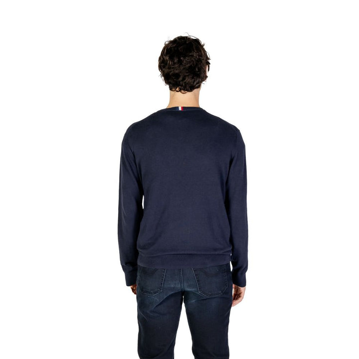 Blue cotton sweater