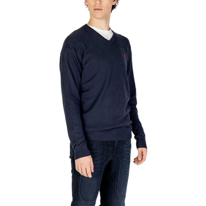Blue cotton sweater