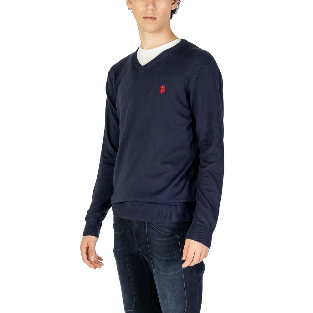 Blue cotton sweater