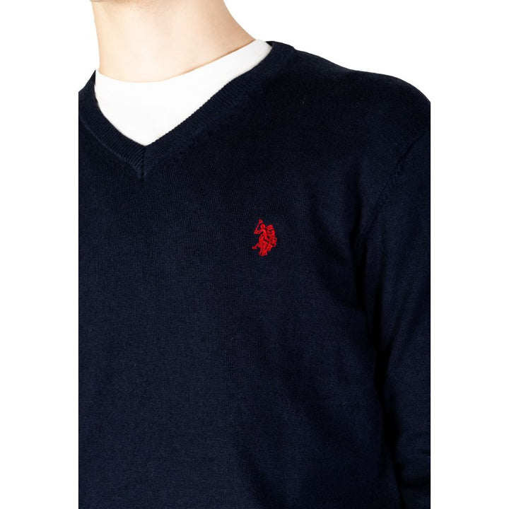Blue cotton sweater