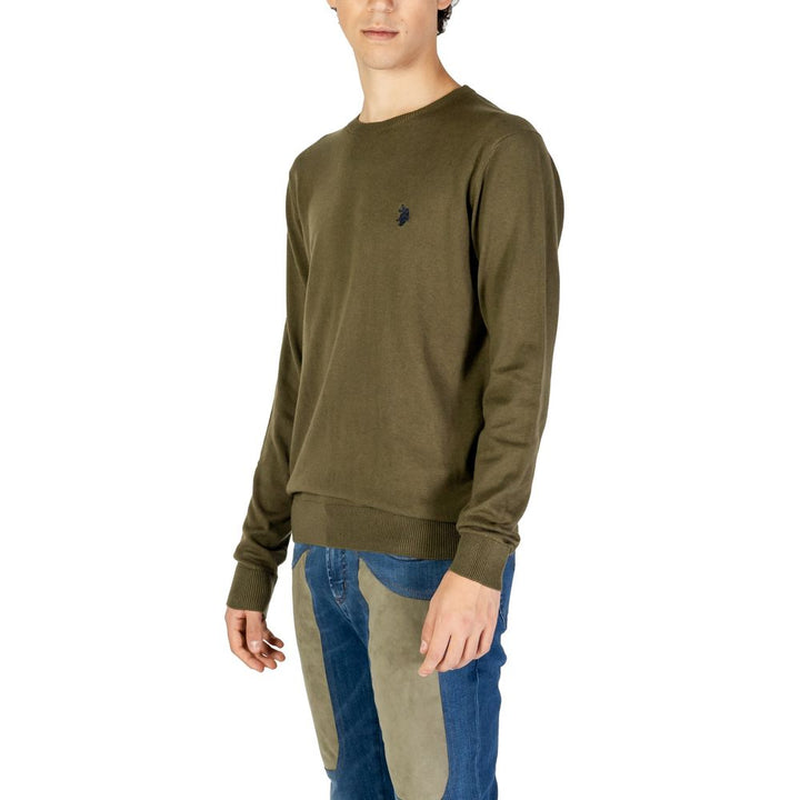 U.S. POLO ASSN. Grüner Baumwollpullover