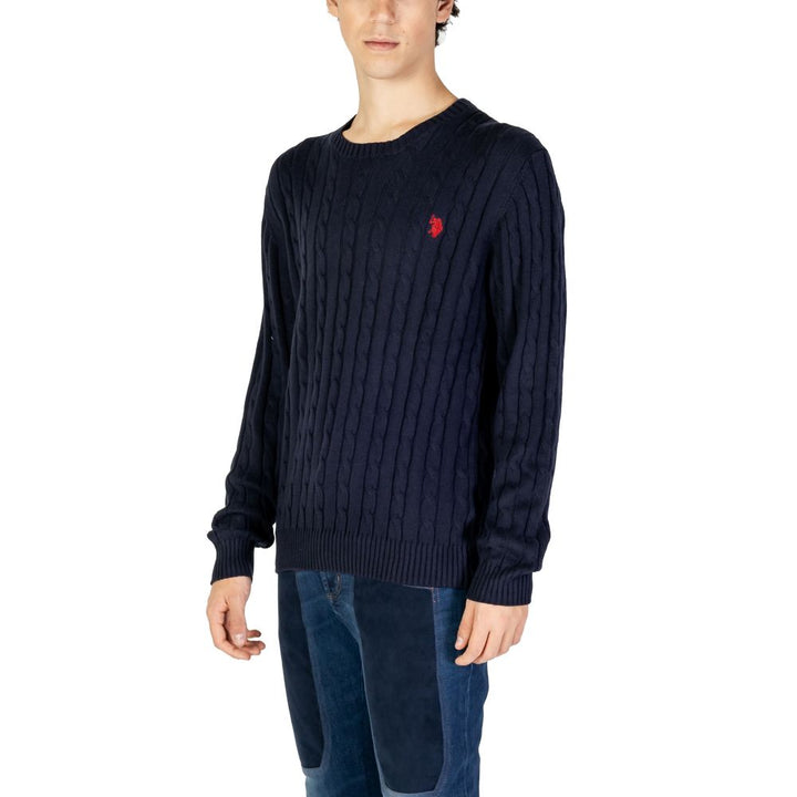 Blue cotton sweater