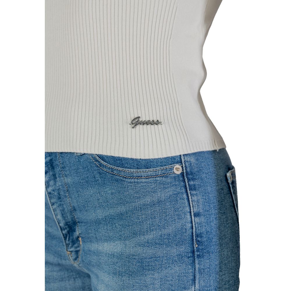 Cremefarbene Viskose-Oberteile & T-Shirt