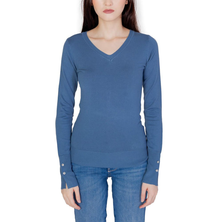 Blaue Baumwolle Tops & T-Shirt