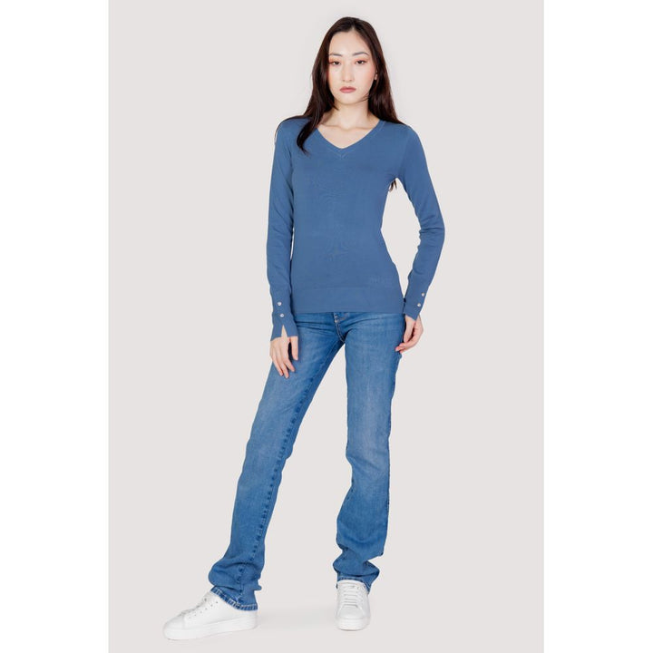 Blaue Baumwolle Tops & T-Shirt