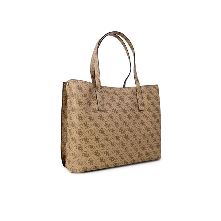 Beige Polyethylen Handtasche