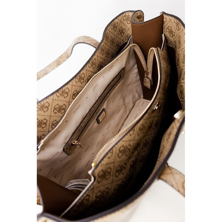 Beige Polyethylen Handtasche