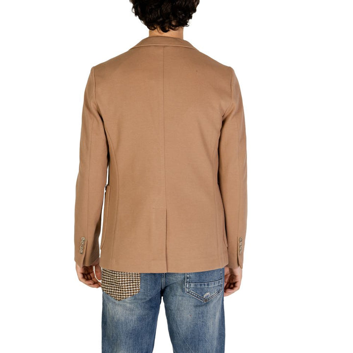 Beige cotton blazer
