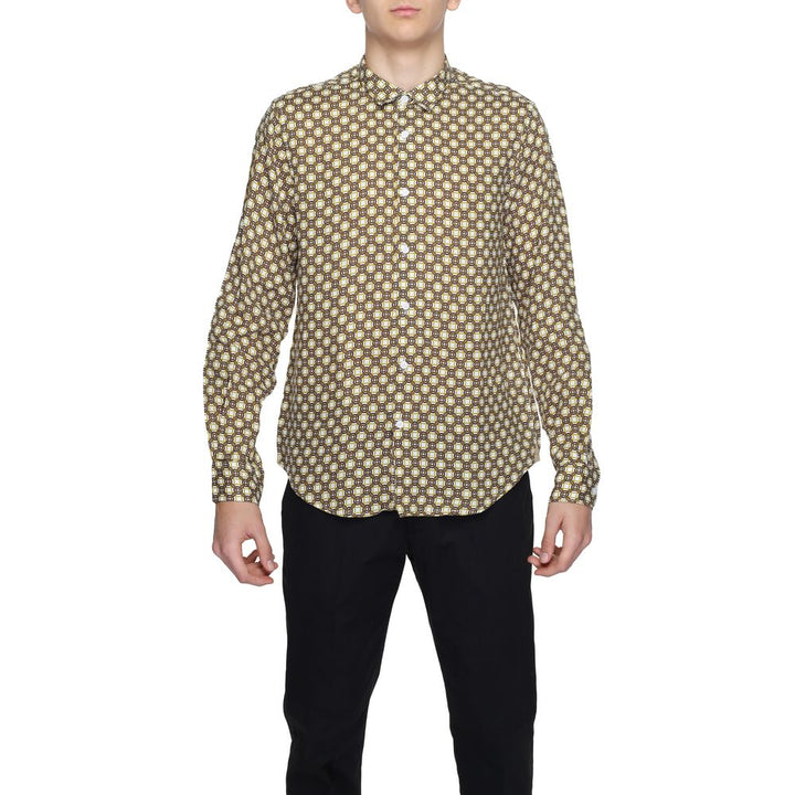 Beige linen shirt