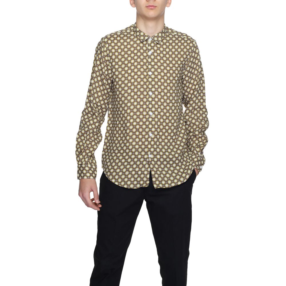Beige linen shirt