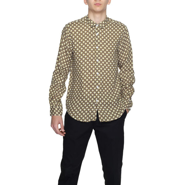 Beige linen shirt