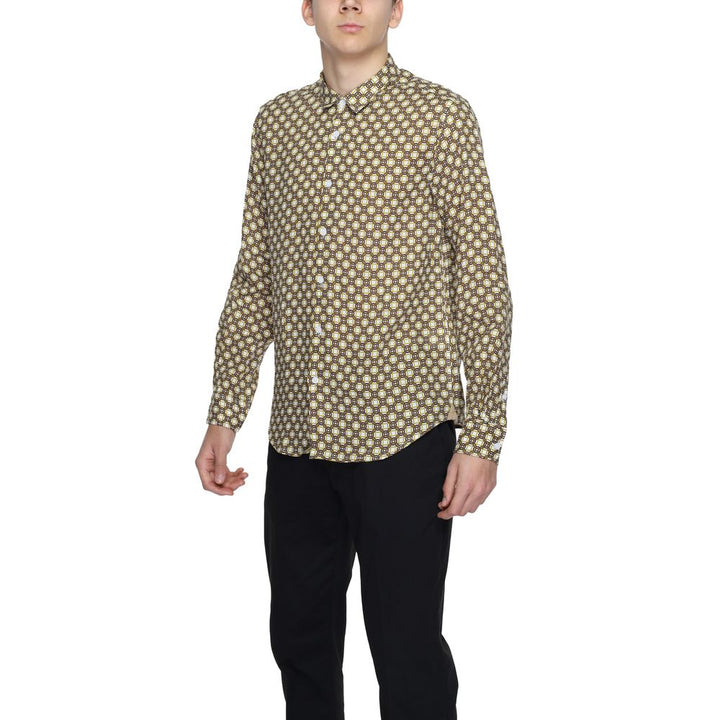 Beige linen shirt
