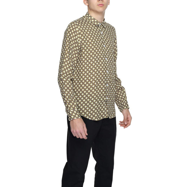 Beige linen shirt