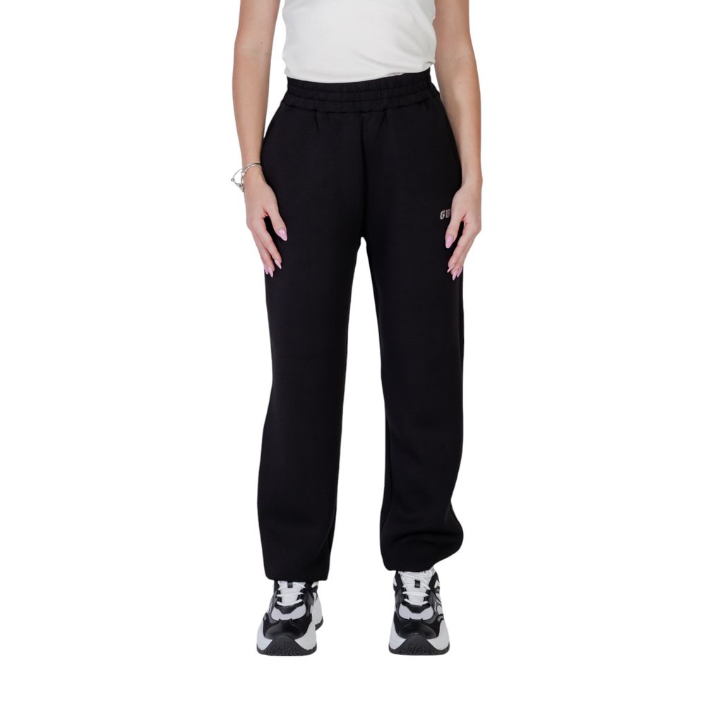 Schwarze Viskose Jeans & Hose