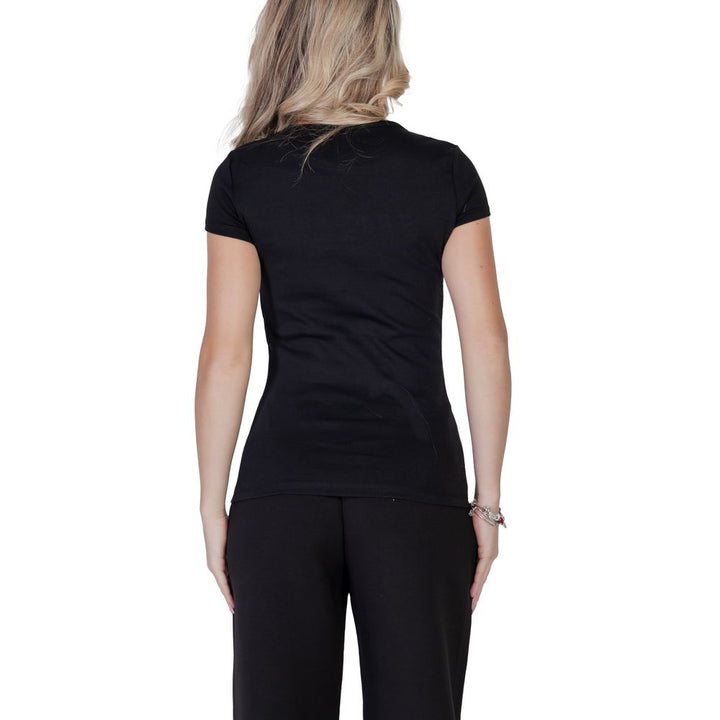 Guess Active Schwarze Baumwolle Tops & T-Shirt