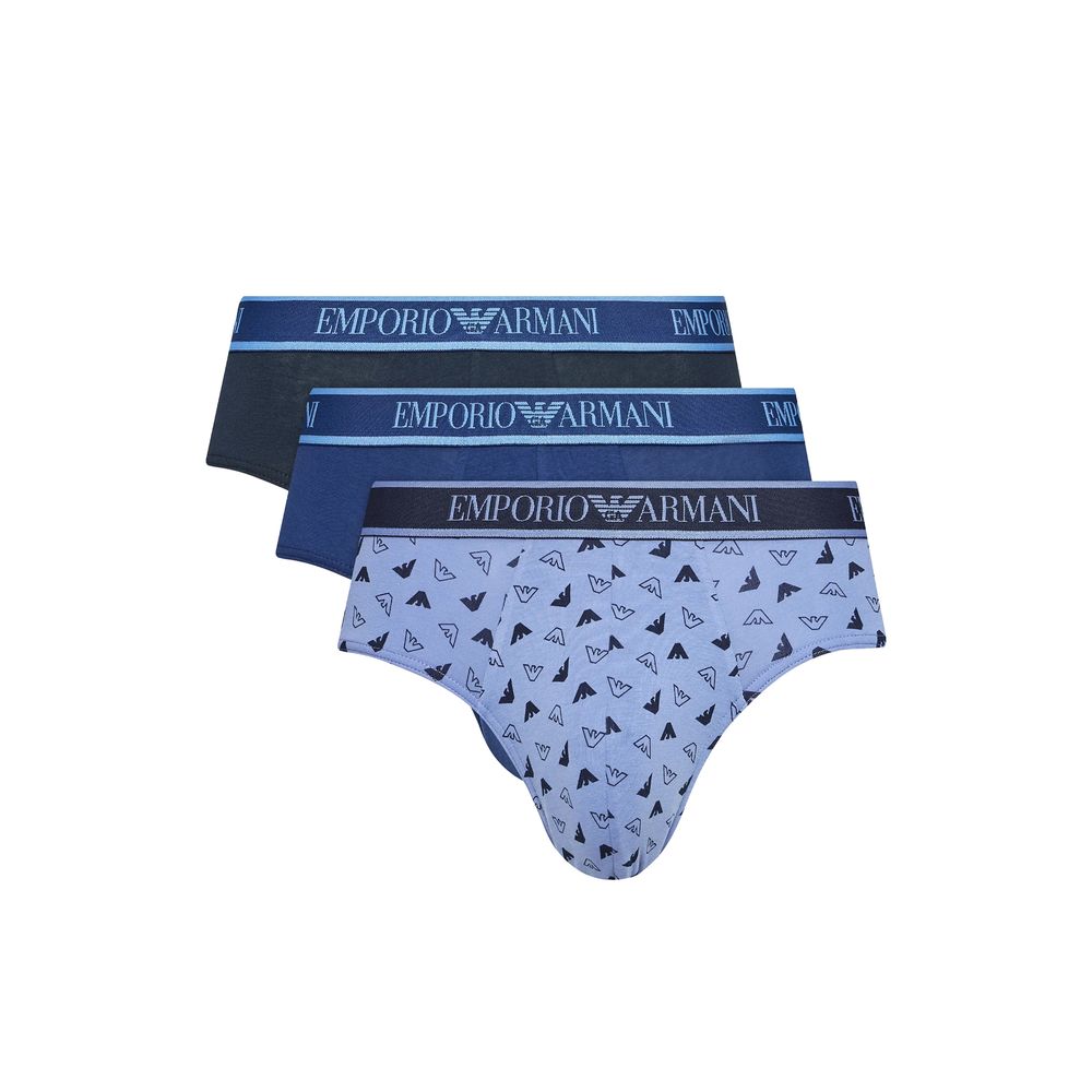 Blaue Baumwollunterwäsche