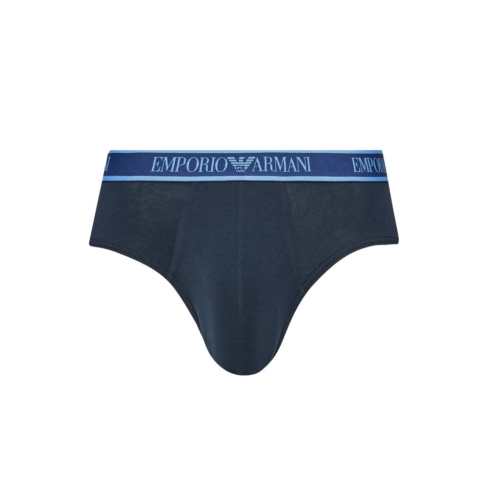 Blaue Baumwollunterwäsche