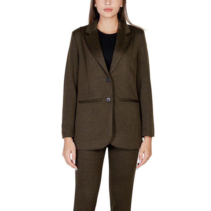 ICHI Grüne Polyester Anzüge & Blazer