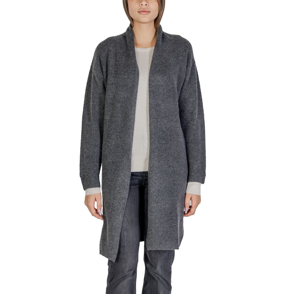 Morgan De Toi Graue Polyester-Strickjacke